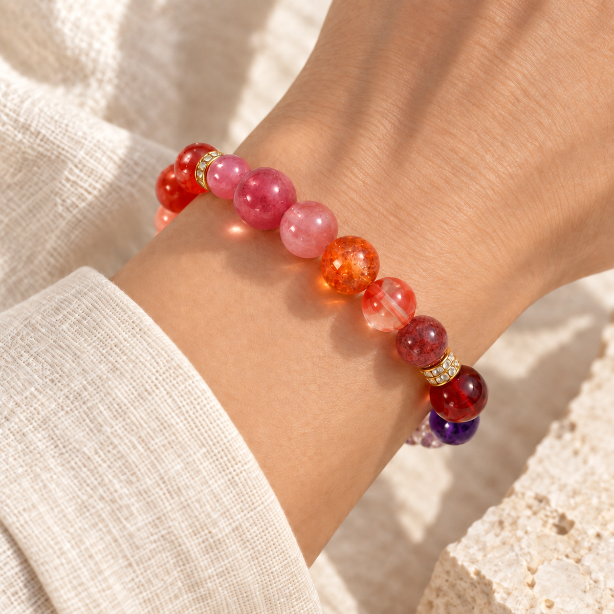 Calvielle worn effect v3 | ember-bracelet