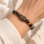 Calvielle worn effect v3 | gilded-guardian-bracelet