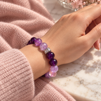 Calvielle worn effect | rose-cube-bracelet