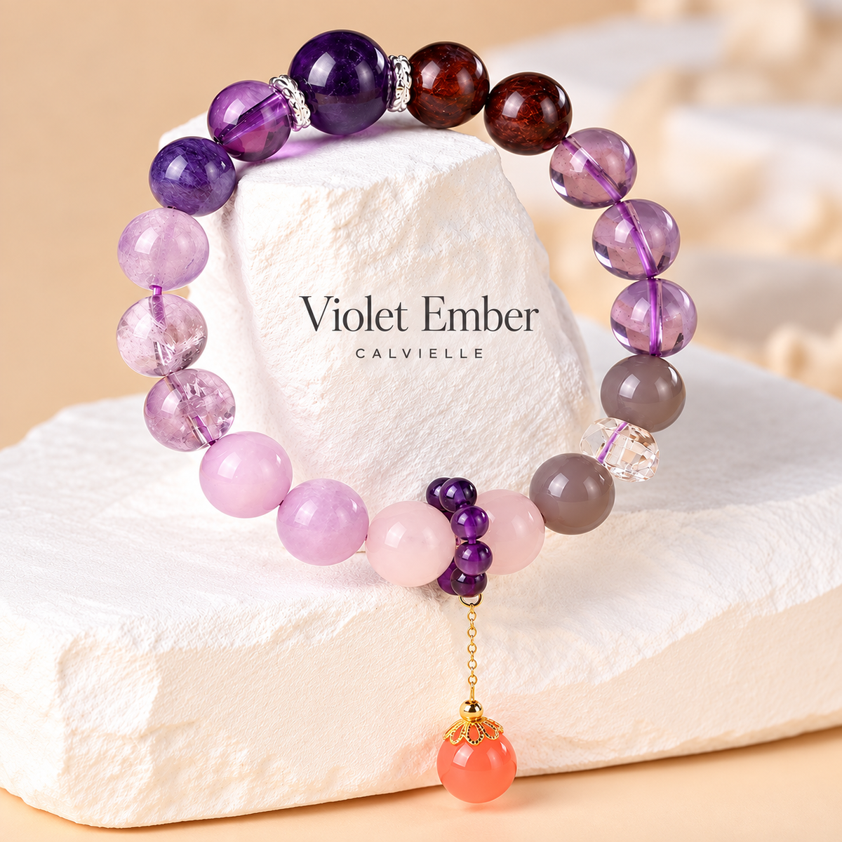 Violet Ember Bracelet