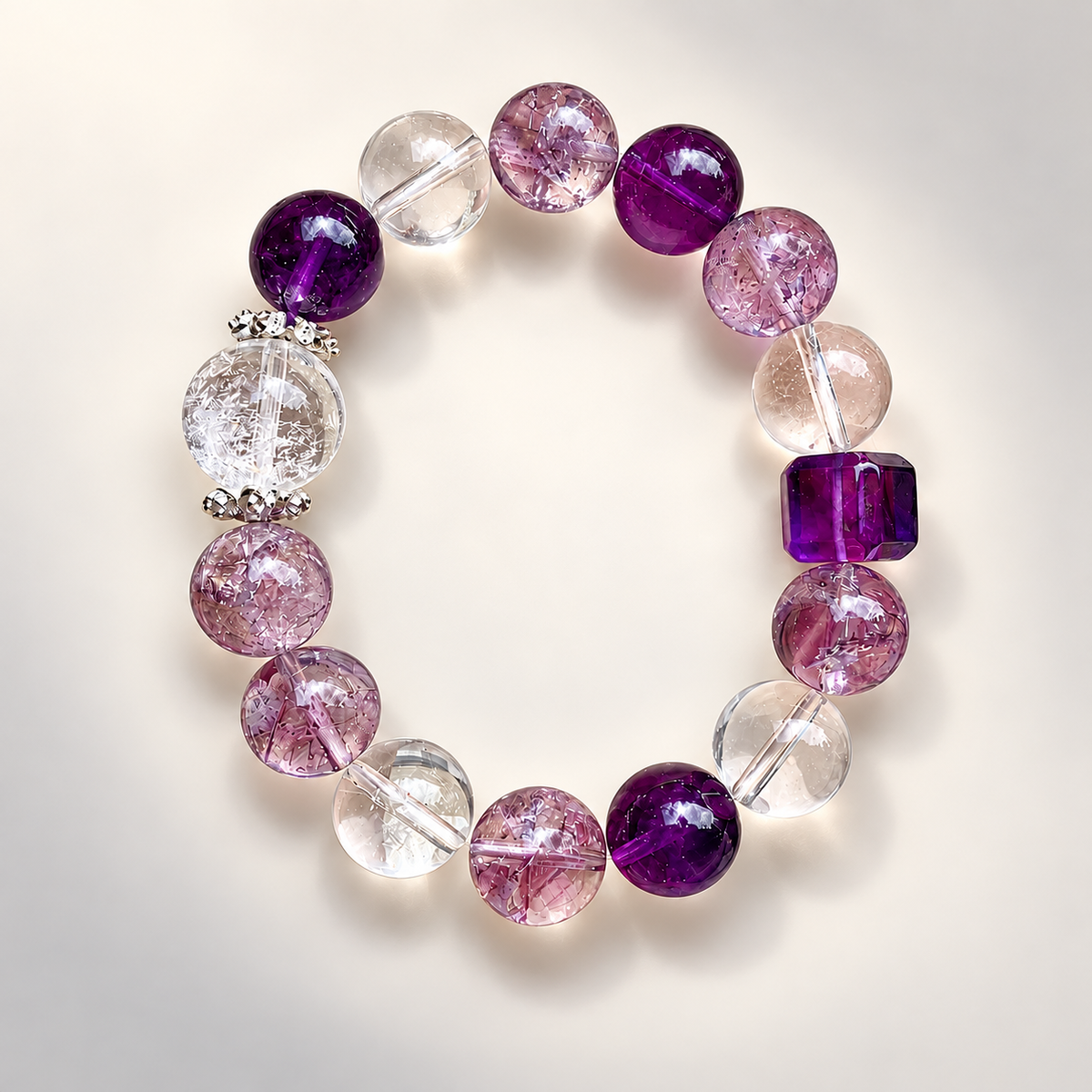 Calvielle clean studio primary | violet-bracelet