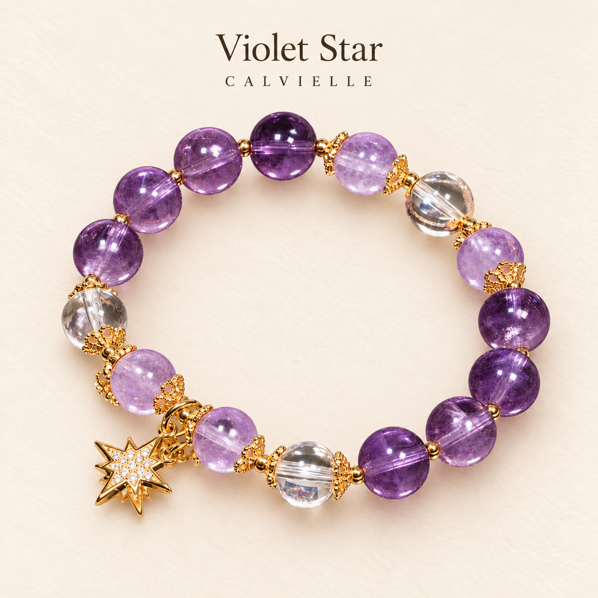 Violet Star Bracelet